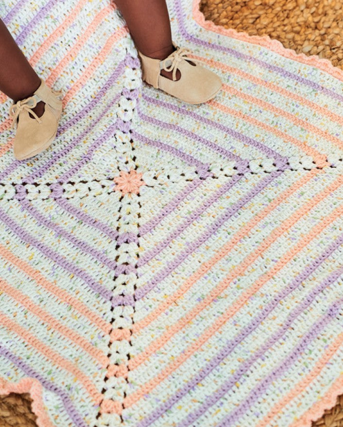 Stylecraft Crochet Pattern 10204 - Blankets in Stylecraft Bambino Dotty DK _Stylecraft Bambino DK Pattern Image 3