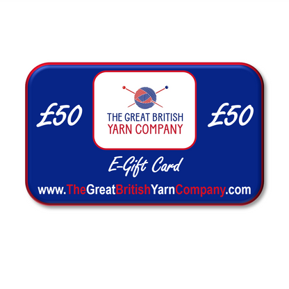 The Great British Yarn Company E-Gift Card: £10 to £50 Options