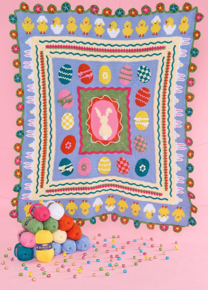 Sirdar Easter Egg Blanket Crochet Along 2026 Easter Crochet Along Yarn Pack