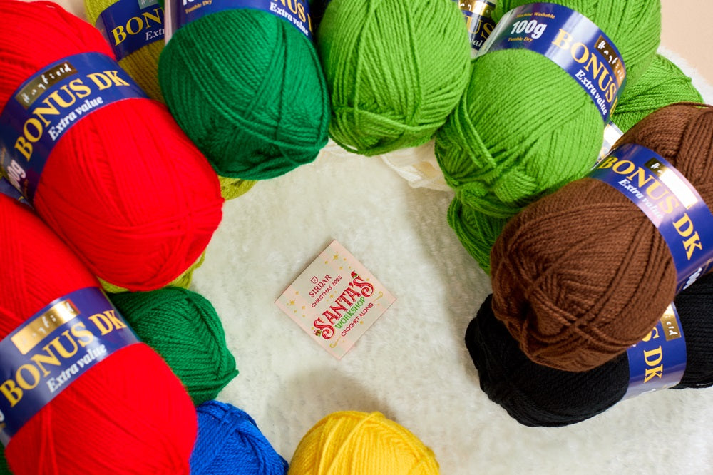 Sirdar Santa’s Workshop Blanket Crochet-Along (CAL) - Official 2025 Christmas Crochet Along Designed by Catherine Crochets