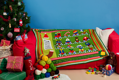 Sirdar Santa’s Workshop Blanket Crochet-Along (CAL) - Official 2025 Christmas Crochet Along Designed by Catherine Crochets