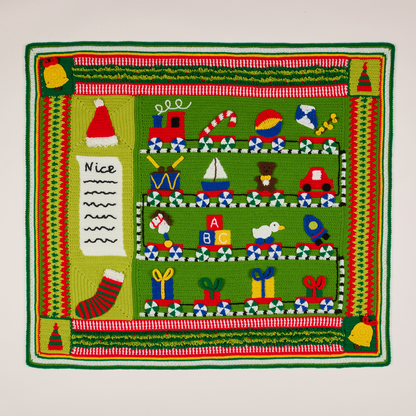 Sirdar Santa’s Workshop Blanket Crochet-Along (CAL) - Official 2025 Christmas Crochet Along Designed by Catherine Crochets