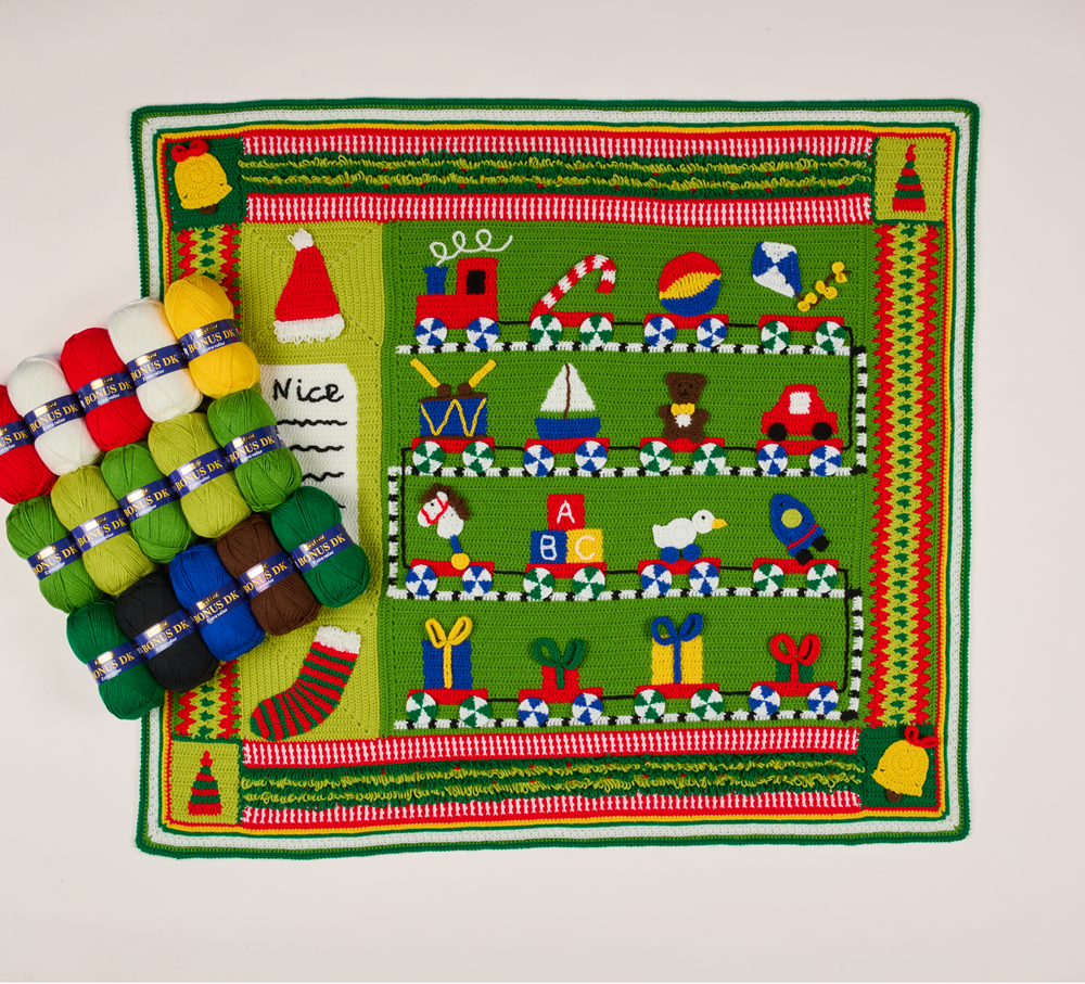 Sirdar Santa’s Workshop Blanket Crochet-Along (CAL) - Official 2025 Christmas Crochet Along Designed by Catherine Crochets