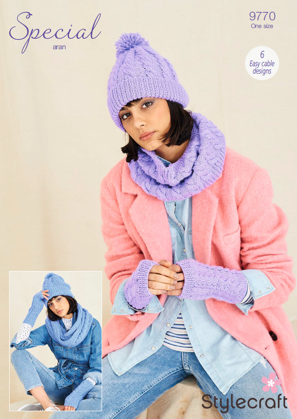 Stylecraft Knitting Pattern 9770 - Winter Accessories in Stylecraft ...