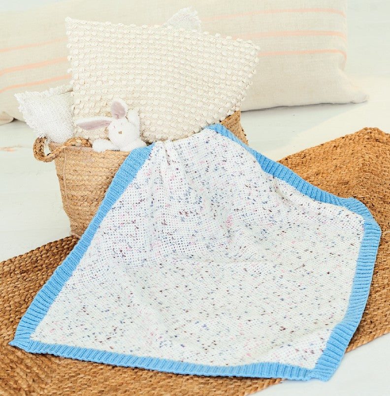 Stylecraft Knitting Pattern 10202 - Sweater_Hat and Blanket in Stylecraft Bambino Dotty DK_Stylecraft Bambino DK Pattern 3